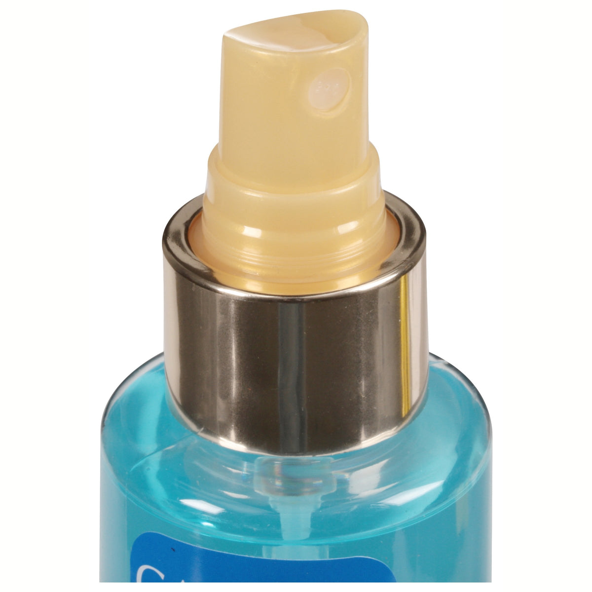 Calgon Morning Glory bottle next to a smartphone showing 8 oz size reference