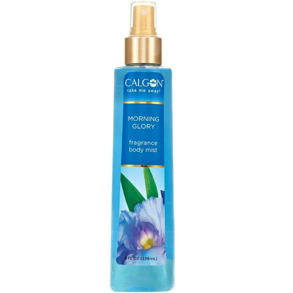 Calgon Morning Glory front packaging showing three 8 oz bottles for convenience