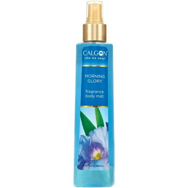 Calgon Morning Glory spray closeup demonstrating fine mist for light coverage