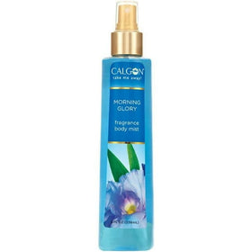 Calgon Morning Glory spray closeup demonstrating fine mist for light coverage