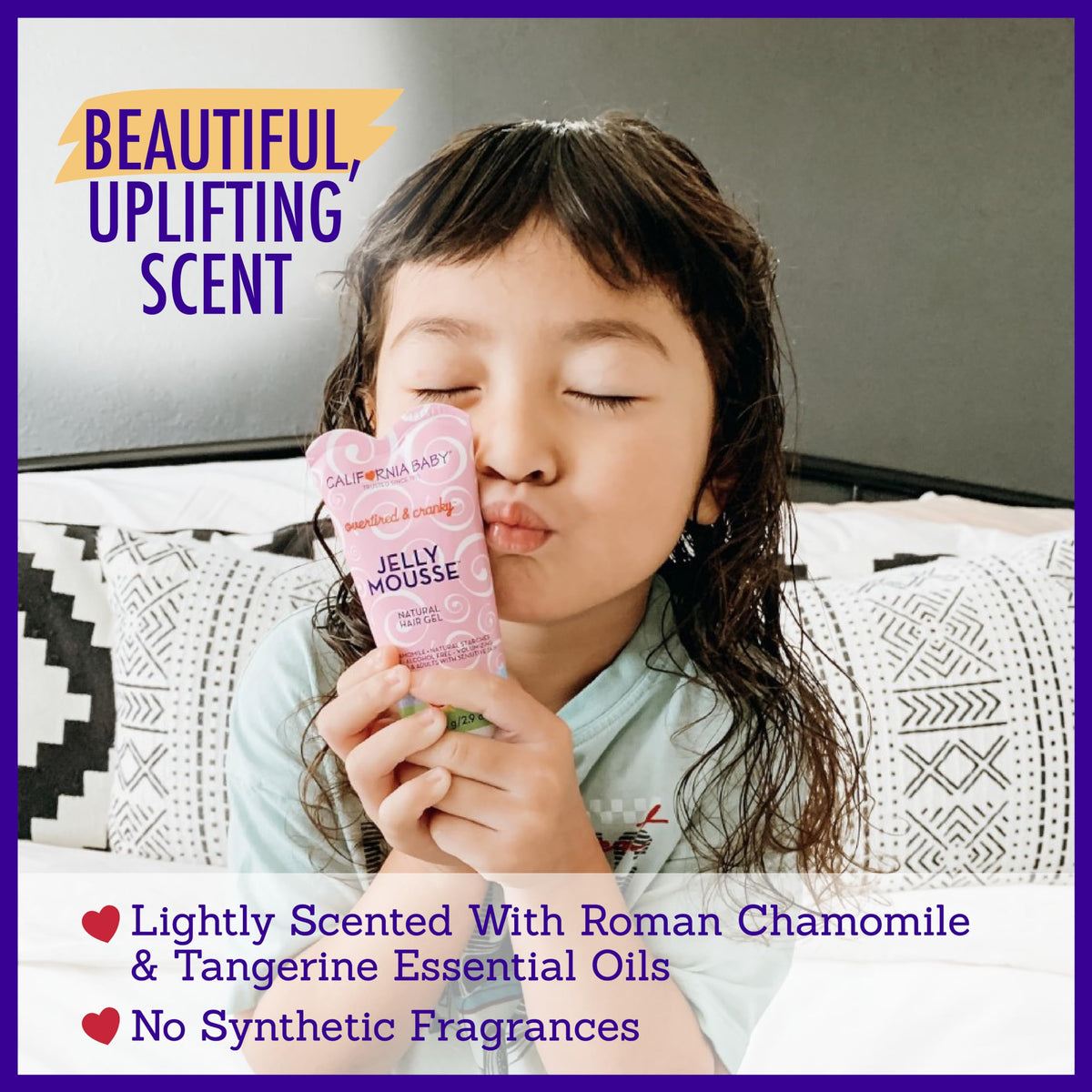 California Baby allergy-tested badge emphasizing hypoallergenic safety benefit