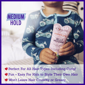 California Baby used on braided hair showing frizz control and neat braids