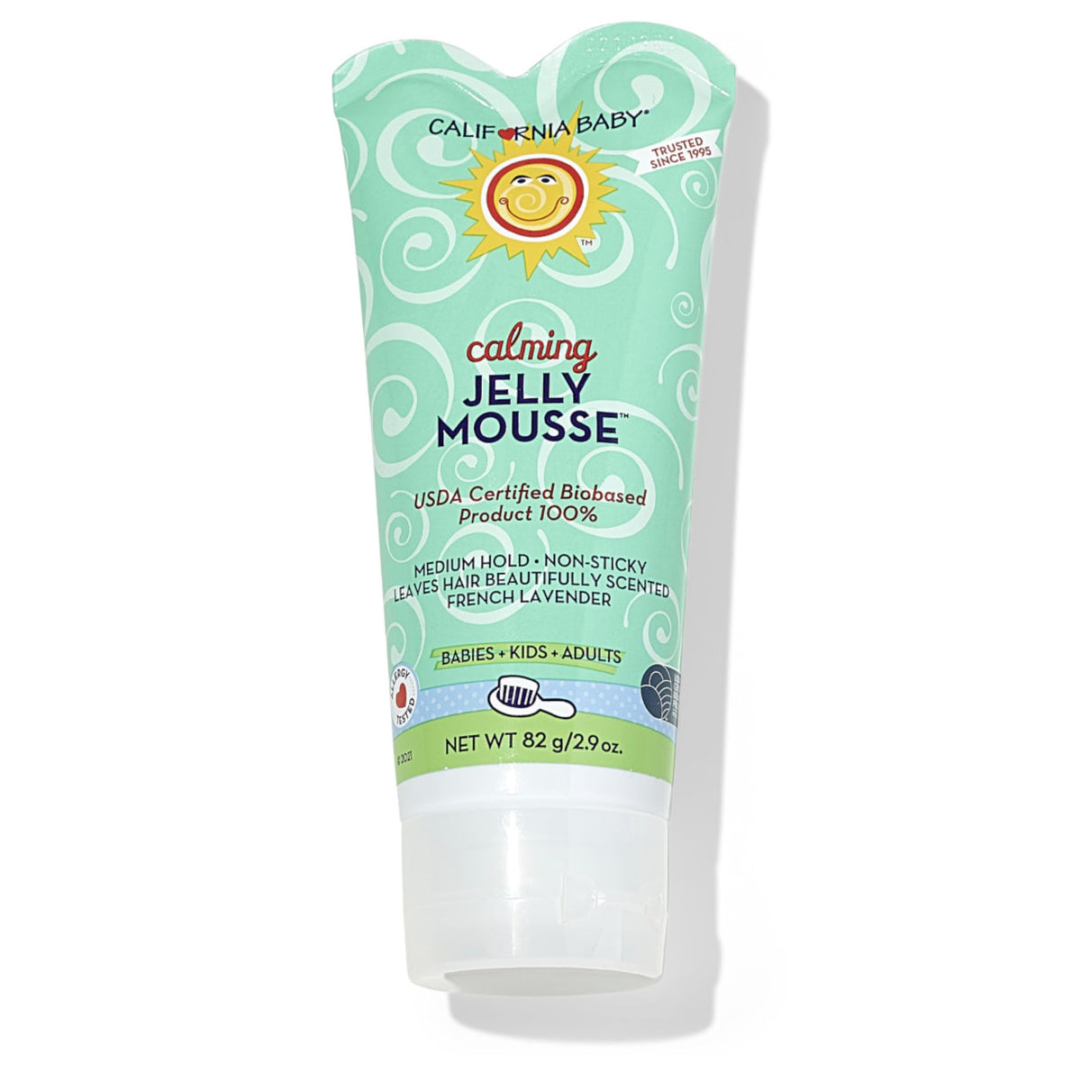 California Baby front packaging displaying tube and lavender scent benefit