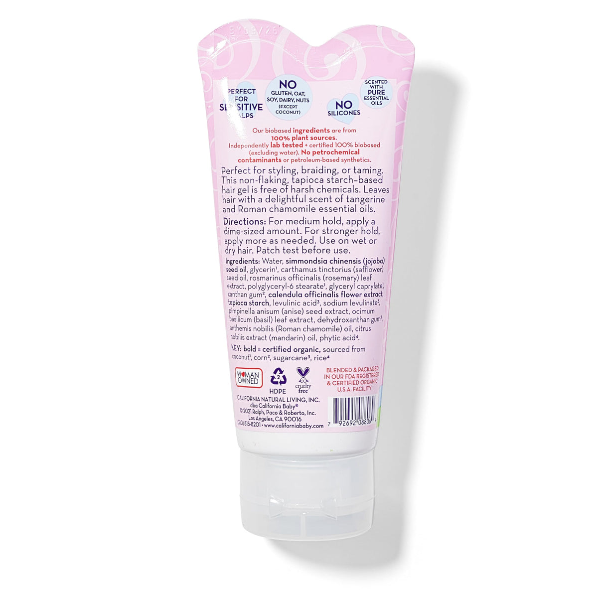 California Baby open gel texture close-up highlighting smooth, non-sticky finish