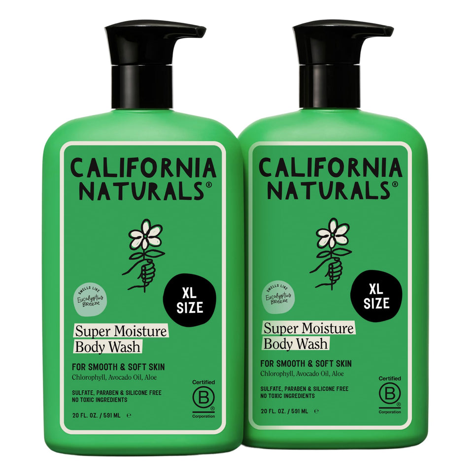 California Naturals front packaging showing eucalyptus breeze and benefits