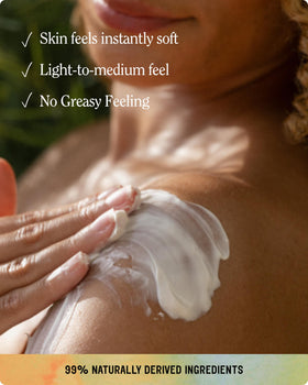 California Naturals natural ingredients shea and cocoa butter with coconut for deep moisture