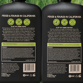 California Naturals conditioner texture smoothed on strands showing detangling and softness benefit