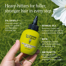 California Naturals product label highlighting active ingredients and clean formulation benefit