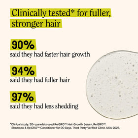California Naturals pouring serum texture close-up, lightweight non-sticky finish benefit