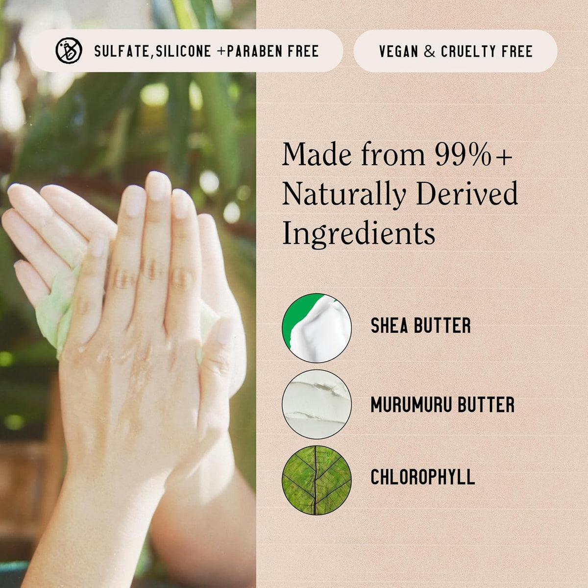 California Naturals label close-up showing natural ingredients and claims