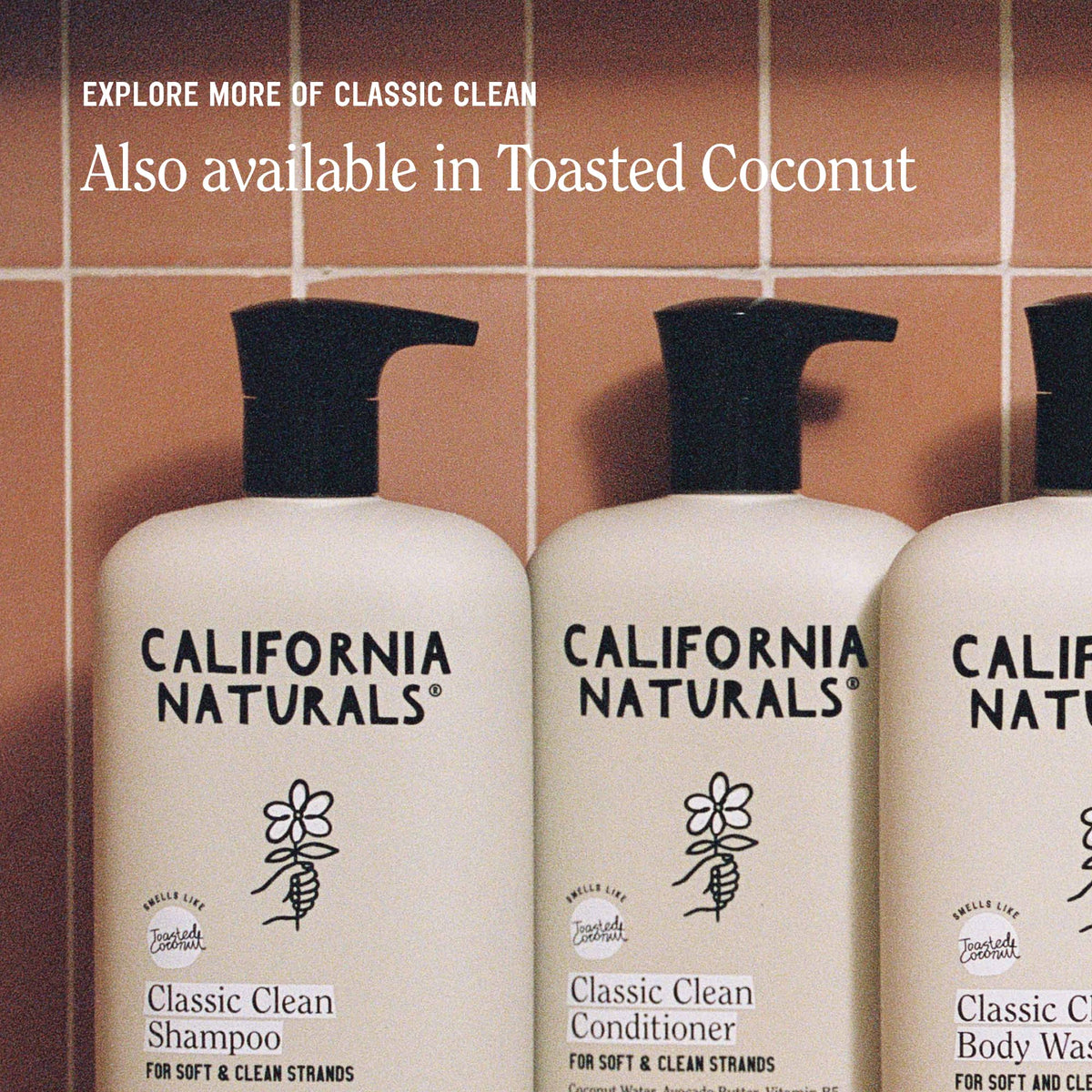 California Naturals label highlighting sulfate-free and color-safe benefits