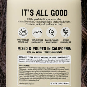 California Naturals recycled packaging detail showing eco-friendly materials