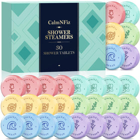 CalmNFiz box front packaging showing gift-ready presentation and variety