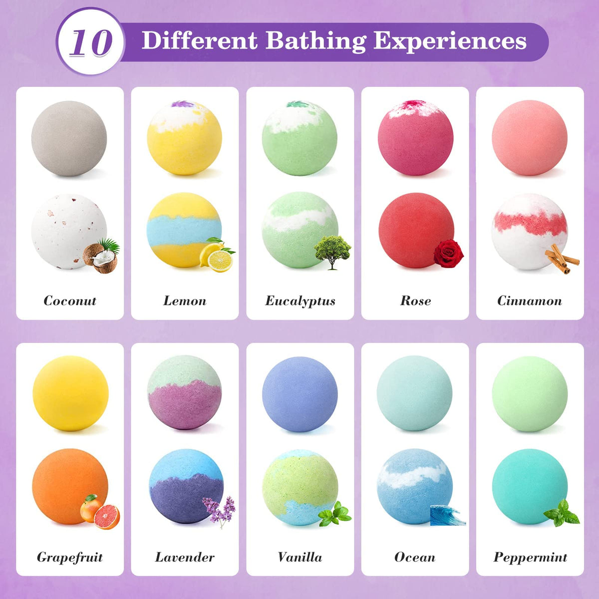CalmNFiz individually wrapped bombs highlighting convenient gifting