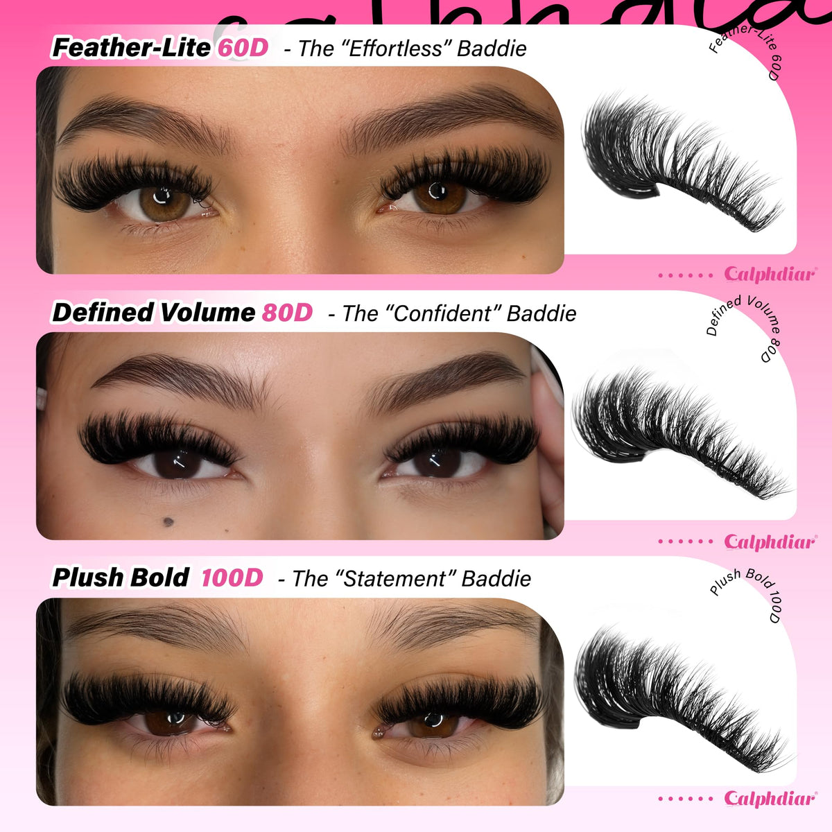 calphdiar lash cluster application held with tweezers for precise DIY placement