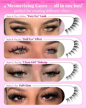 calphdiar application on lower lash line demonstrating quick DIY benefit