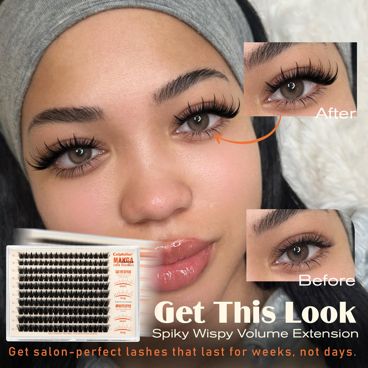 calphdiar before and after cat-eye placement enhancing outer corners