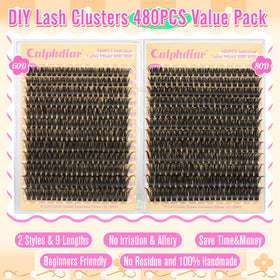 calphdiar close-up of D-curl cluster fibers highlighting soft texture and fluffy finish