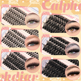 calphdiar close-up of D-curly cluster texture for natural volume