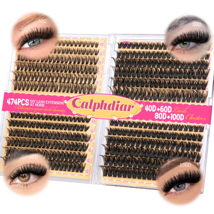 calphdiar front packaging showing complete 474PCS kit and easy selection