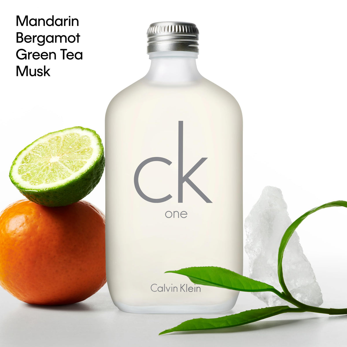 Calvin Klein CK One being sprayed to show application and instant freshness