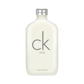 Calvin Klein CK One front bottle showing sleek design and fresh appeal