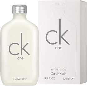 Calvin Klein CK One front bottle showing minimalist design and versatile appeal