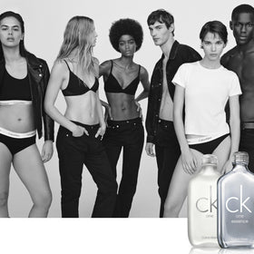 Calvin Klein CK One lifestyle scene outdoors suggesting versatile everyday wear