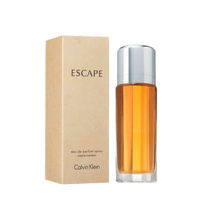 Calvin Klein Escape lifestyle image applying perfume to wrist, suggesting wearable confidence