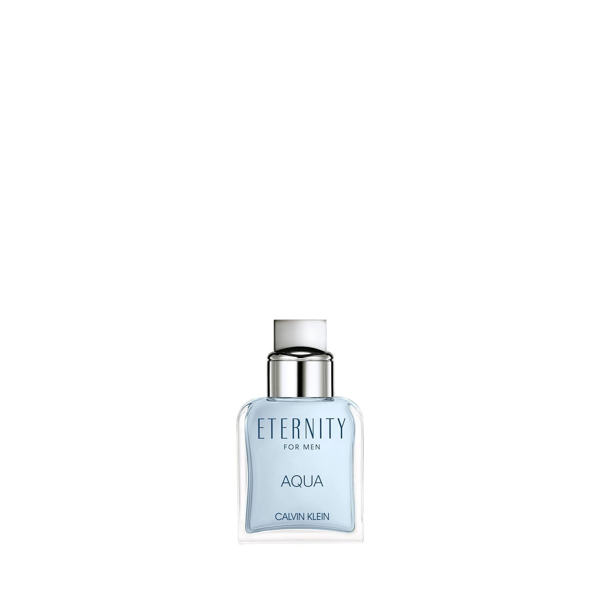 Calvin Klein Eternity Aqua bottle front showing sleek design and portability