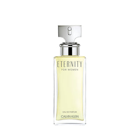 Calvin Klein Eternity bottle front view showing elegant design and easy identification