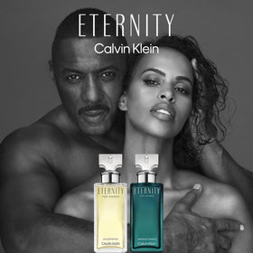 Calvin Klein Eternity perfume pour over hand illustrating texture and absorbency