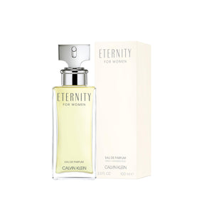 Calvin Klein Eternity floral ingredients close-up showing white lily and freesia notes