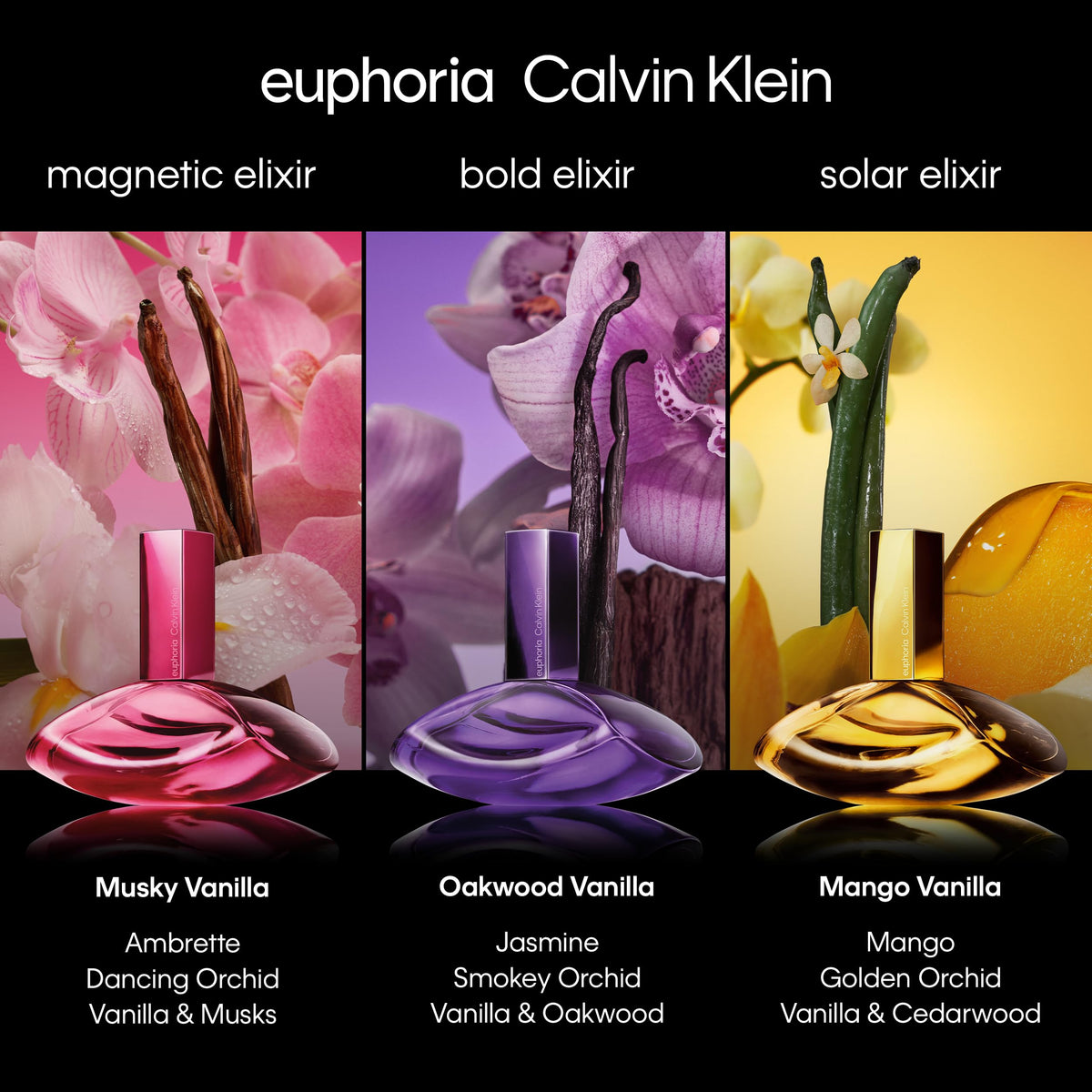 Calvin Klein lifestyle shot of Rosalia wearing Euphoria Elixir demonstrating modern, expressive allure