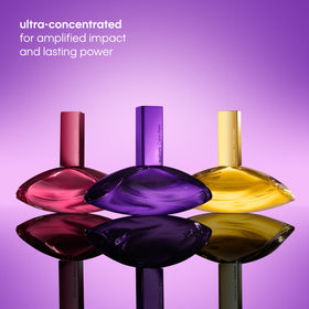 Calvin Klein image of vanilla pod and mango ingredients illustrating natural notes and olfactory clarity