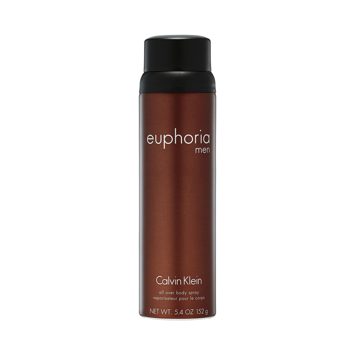 Calvin Klein Euphoria men front spray bottle shown full view, portable freshness