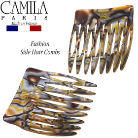 Camila label close-up showing made in France craftsmanship and trusted quality