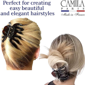 Camila Paris clip holding a high bun for all-day security