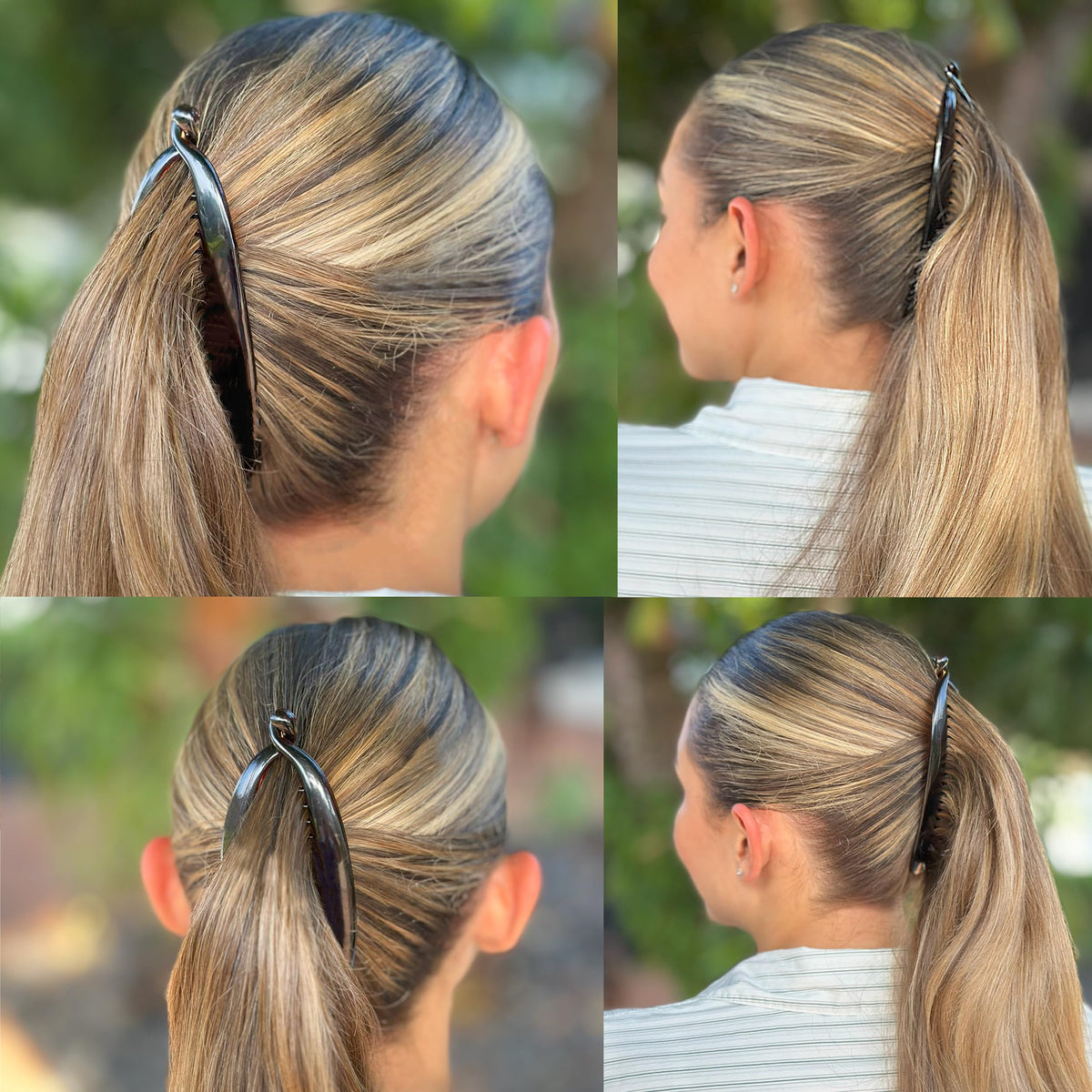 Camila Paris closeup of interlocking comb teeth showing smooth finish reducing hair snagging