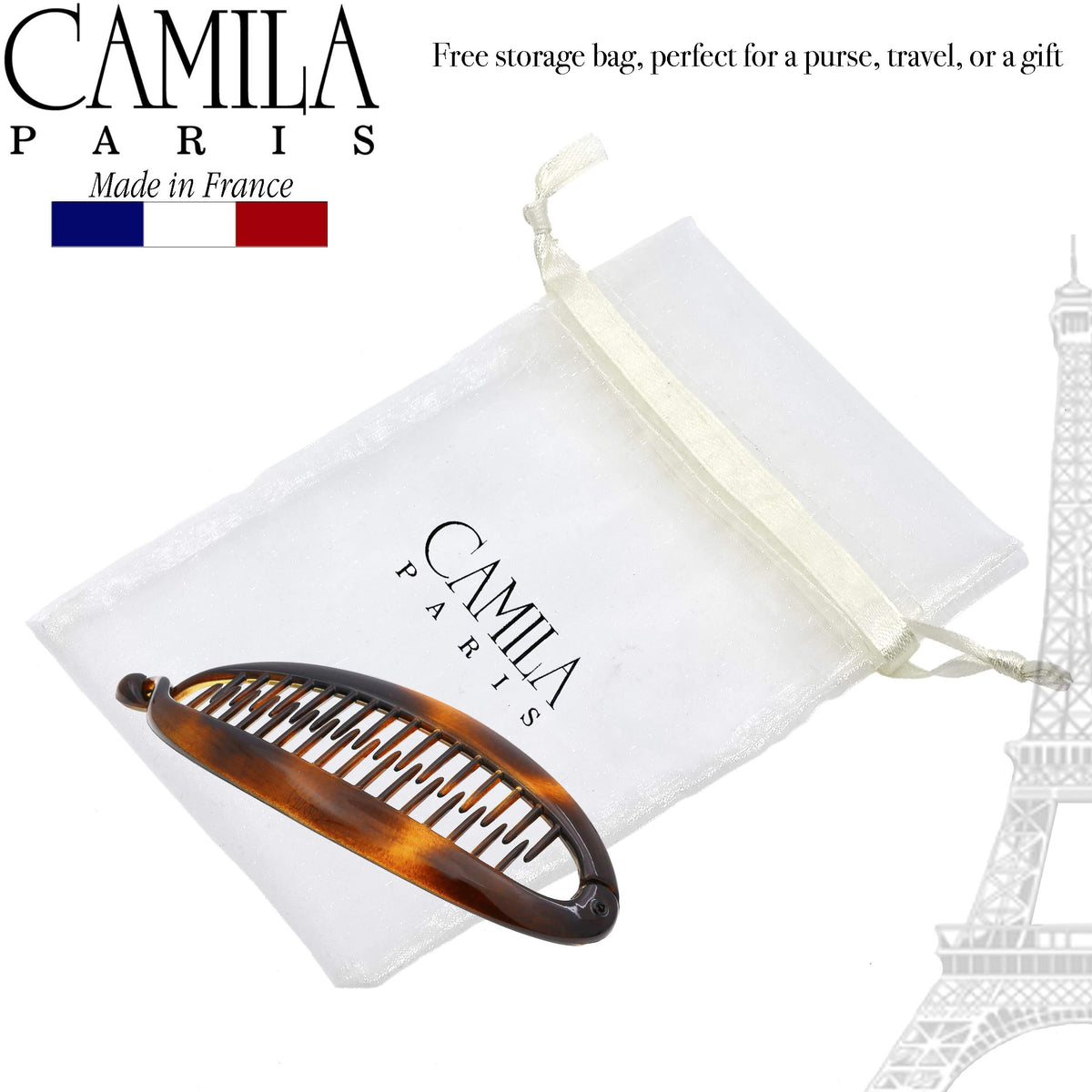Camila Paris CP2 forming a French twist illustrating easy updo creation and refined style