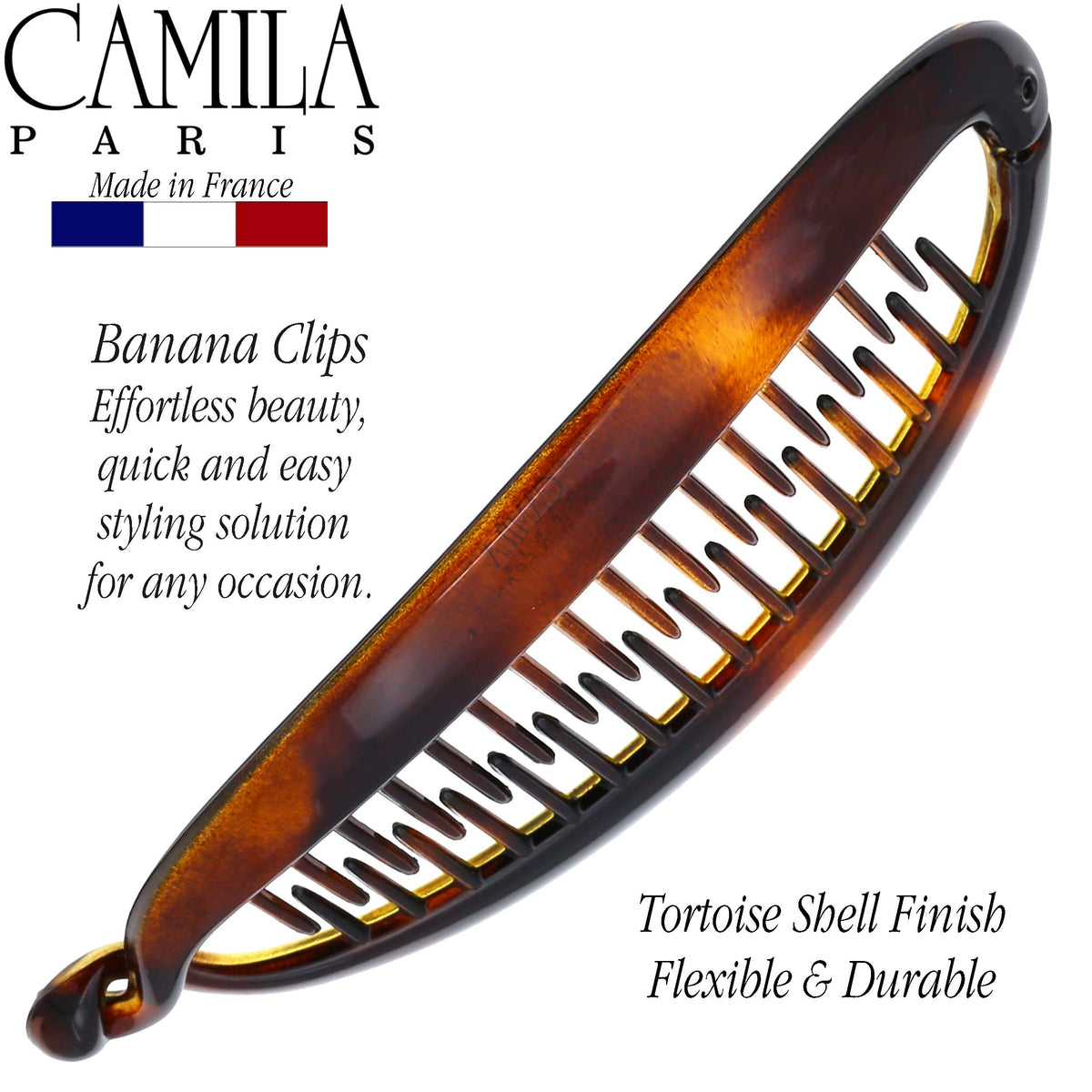 Camila Paris side view highlighting curved profile for comfortable head fit and even tension