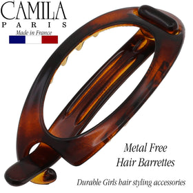 Camila Paris close-up of acetate texture showing durable polished finish benefit