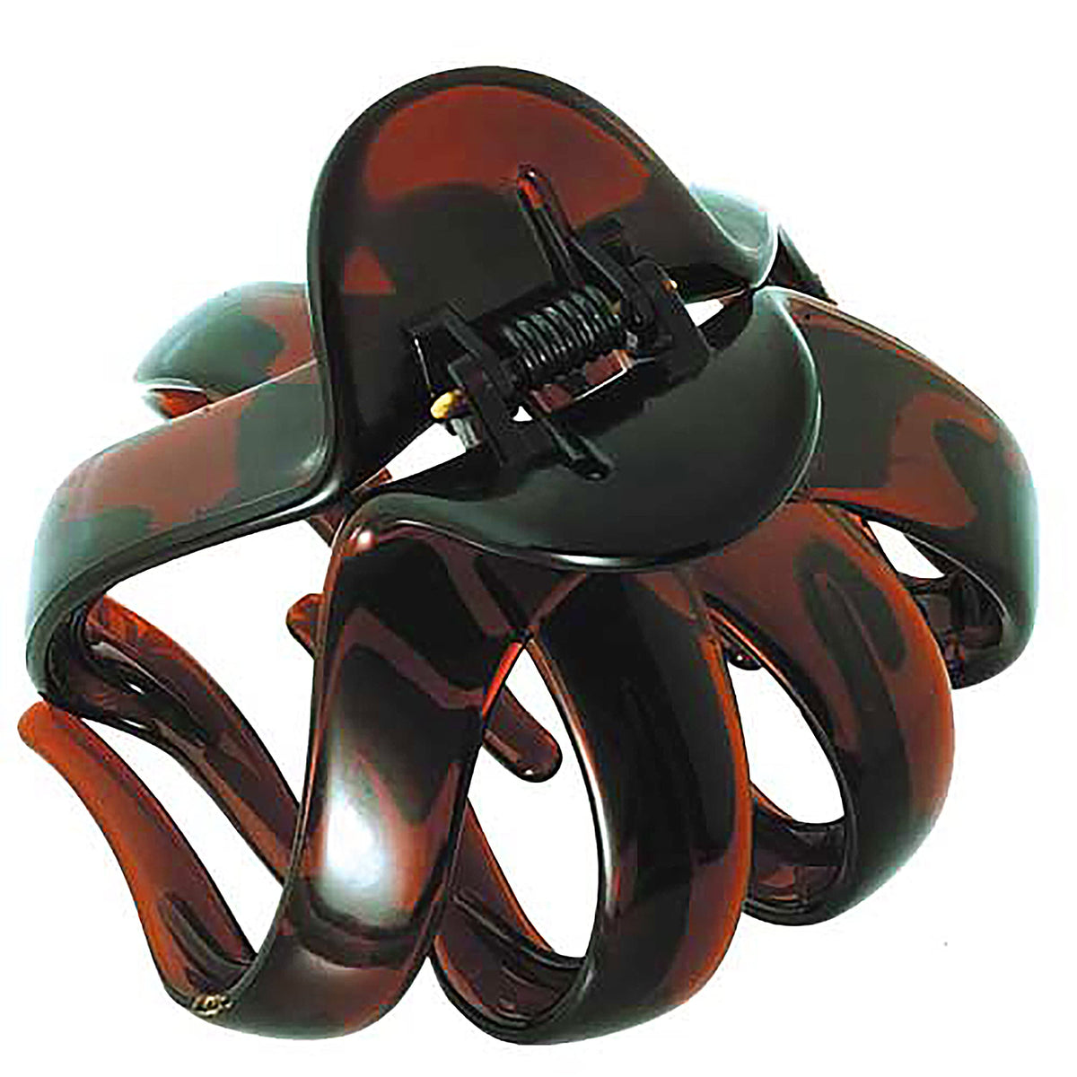 Camila Paris front view of clip showing octopus shape and secure hold