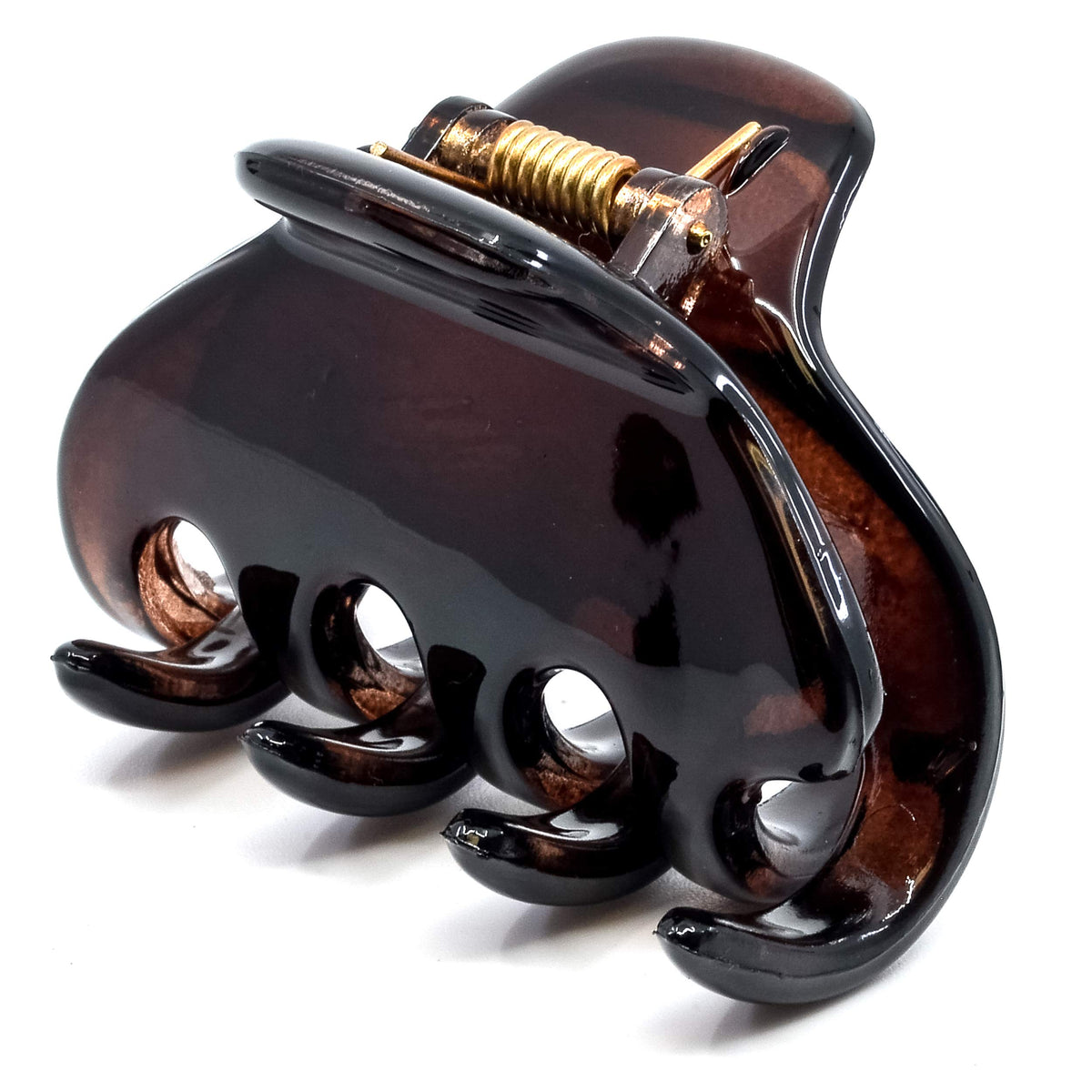 Camila Paris front view of small 1.75" clip showing elegant finish and grip