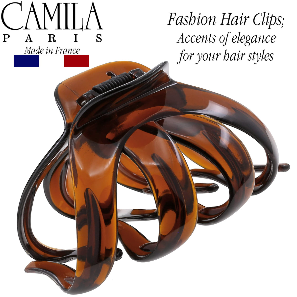 Camila Paris label close-up proving French-made craftsmanship