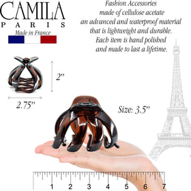 Camila Paris acetate surface detail showing durable, chip-resistant finish