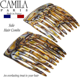 Camila pair of combs displayed together for styling options and backup