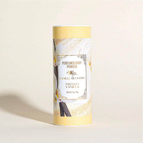 Camille Beckman open jar close-up of powder texture highlighting fine talc-free starch benefits