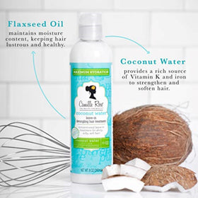 Camille Rose being applied to wet hair easing detangling and styling