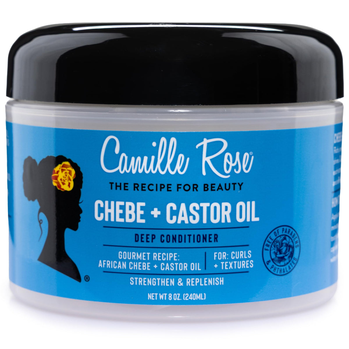 Camille Rose front jar view showing label and generous cream for nourishing treatment